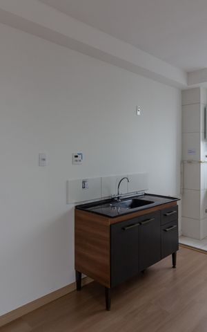Apartamento para alugar com 40m², 2 quartos e 1 vagaCozinha e Área de Serviço