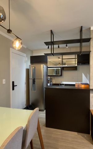 Apartamento para alugar com 39m², 1 quarto e 1 vaga