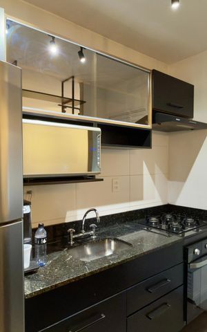 Apartamento para alugar com 39m², 1 quarto e 1 vaga