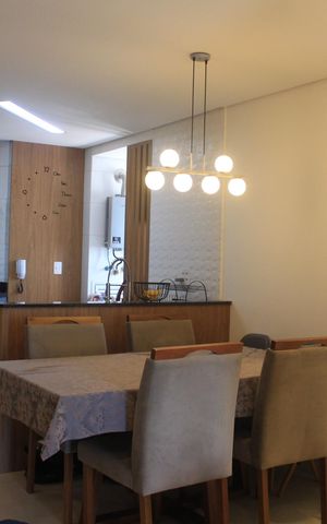 Apartamento para alugar com 57m², 2 quartos e 2 vagasSala