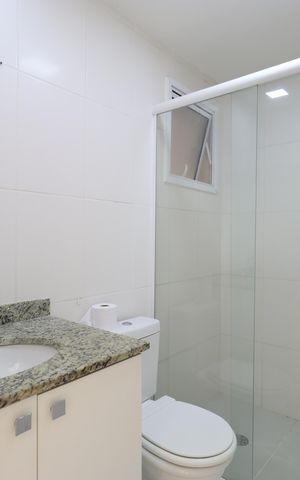 Apartamento para alugar com 107m², 3 quartos e 2 vagasBanheiro da Suíte