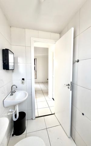 Apartamento para alugar com 45m², 2 quartos e 1 vaga Apartamento para alugar com 45m², 2 quartos e 1 vagaBanheiro Social