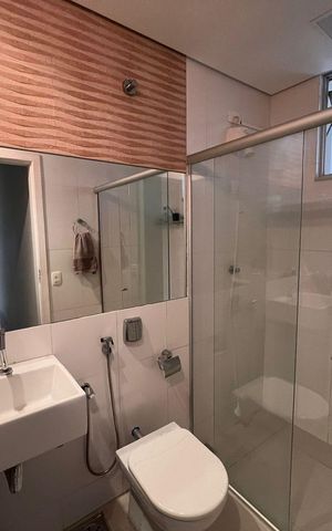 Apartamento para alugar com 120m², 3 quartos e 1 vaga Apartamento para alugar com 120m², 3 quartos e 1 vagaBanheiro 1