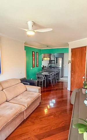 Apartamento à venda com 80m², 3 quartos e 1 vaga Apartamento à venda com 80m², 3 quartos e 1 vagaSala