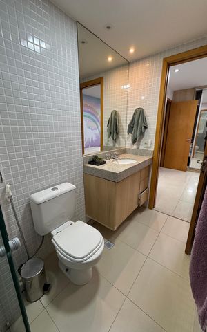 Apartamento à venda com 147m², 4 quartos e 2 vagasBanheiro da Suíte 2
