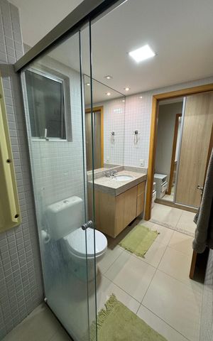 Apartamento à venda com 147m², 4 quartos e 2 vagasBanheiro da Suíte 1