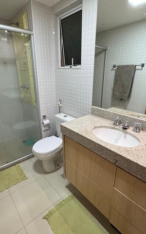 Apartamento à venda com 147m², 4 quartos e 2 vagasBanheiro da Suíte 1