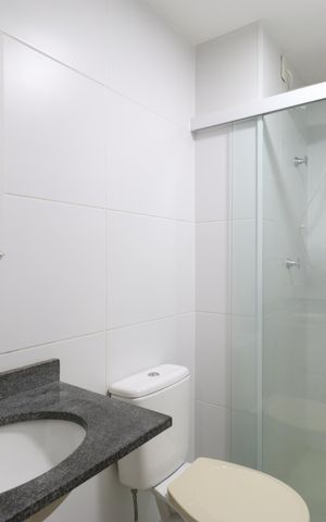 Apartamento para alugar com 34m², 2 quartos e sem vagaBanheiro 
