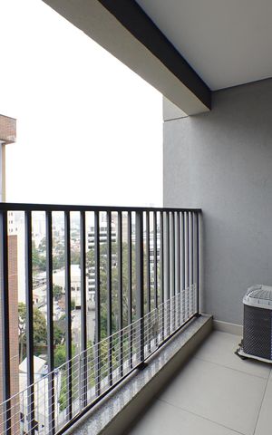 Studio para alugar com 24m², 1 quarto e sem vagaVaranda