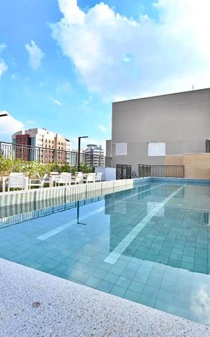 Apartamento à venda com 24m², 1 quarto e sem vagaÁrea comum - Piscina