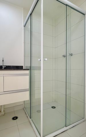 Studio para alugar com 24m², 1 quarto e sem vaga Studio para alugar com 24m², 1 quarto e sem vagaBanheiro