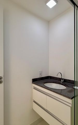 Studio para alugar com 24m², 1 quarto e sem vaga Studio para alugar com 24m², 1 quarto e sem vagaBanheiro