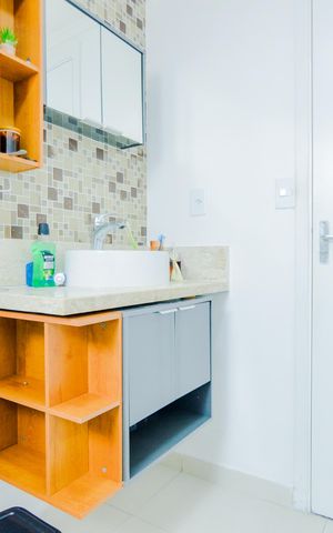 Apartamento para alugar com 55m², 2 quartos e 1 vagaBanheiro  