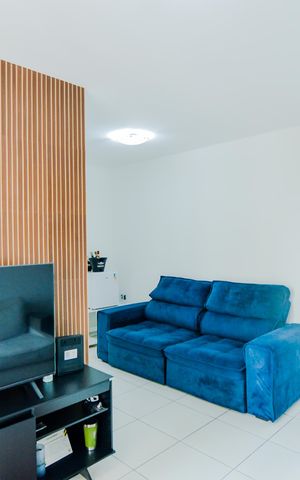 Apartamento para alugar com 55m², 2 quartos e 1 vagaSala