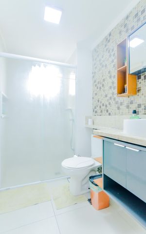 Apartamento para alugar com 55m², 2 quartos e 1 vagaBanheiro  