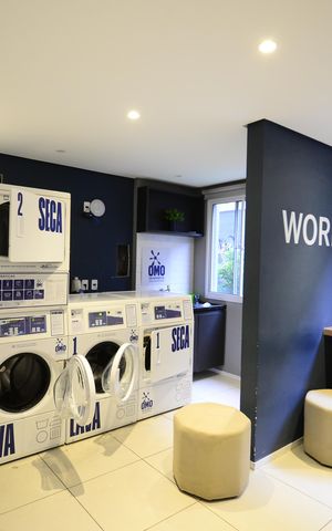 Apartamento para alugar com 34m², 2 quartos e 1 vagaLavanderia