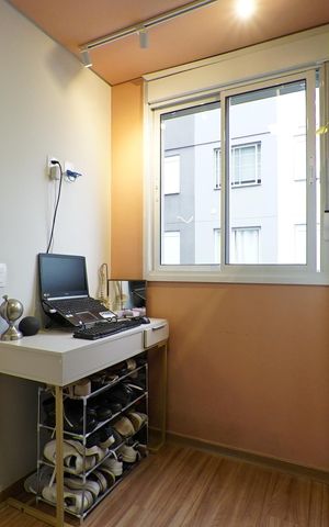 Apartamento para alugar com 34m², 2 quartos e 1 vagaQuarto 1