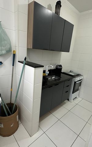 Apartamento para alugar com 35m², 1 quarto e 1 vaga Apartamento para alugar com 35m², 1 quarto e 1 vagaCozinha e Área de Serviço