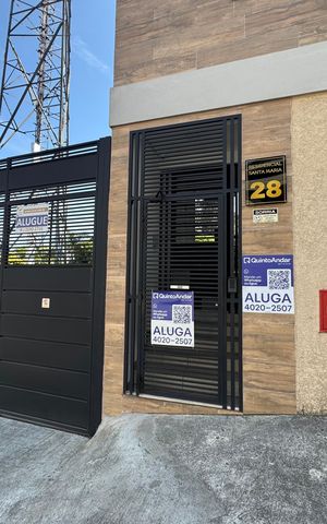 Studio para alugar com 29m², 1 quarto e sem vaga Studio para alugar com 29m², 1 quarto e sem vagaFachada com Placa