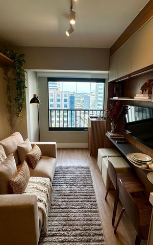 Studio à venda com 30m², 1 quarto e sem vaga Studio à venda com 30m², 1 quarto e sem vagaSala