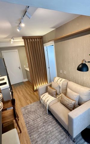 Studio à venda com 30m², 1 quarto e sem vaga Studio à venda com 30m², 1 quarto e sem vagaSala