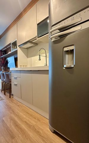Studio à venda com 30m², 1 quarto e sem vaga Studio à venda com 30m², 1 quarto e sem vagaCozinha