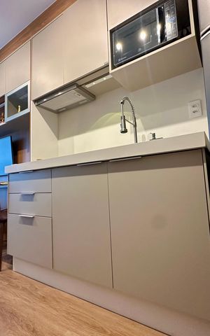 Studio à venda com 30m², 1 quarto e sem vaga Studio à venda com 30m², 1 quarto e sem vagaCozinha