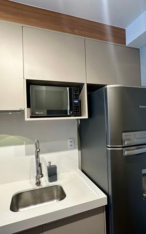 Studio à venda com 30m², 1 quarto e sem vaga Studio à venda com 30m², 1 quarto e sem vagaCozinha
