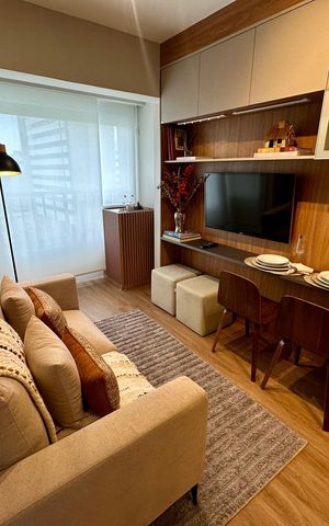 Studio à venda com 30m², 1 quarto e sem vaga Studio à venda com 30m², 1 quarto e sem vagaSala