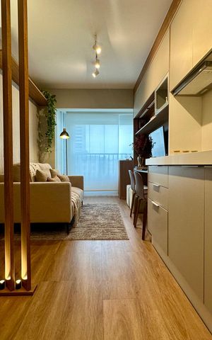 Studio à venda com 30m², 1 quarto e sem vaga Studio à venda com 30m², 1 quarto e sem vagaCozinha
