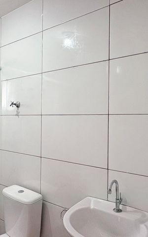 Casa para alugar com 90m², 1 quarto e sem vaga Casa para alugar com 90m², 1 quarto e sem vagaBanheiro