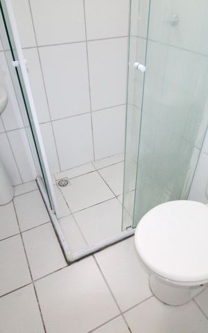 Apartamento para alugar com 44m², 2 quartos e 1 vagaBanheiro da Suíte