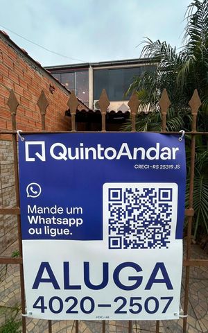 Casa para alugar com 90m², 2 quartos e 1 vagaPlaca