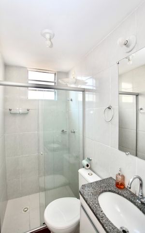 Apartamento para alugar com 49m², 2 quartos e 1 vagaBanheiro Social