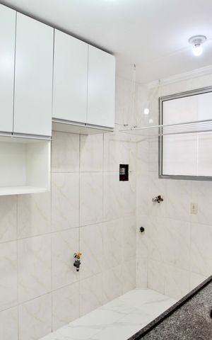 Apartamento para alugar com 49m², 2 quartos e 1 vagaCozinha e Área de Serviço