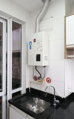 Apartamento à venda com 55m², 2 quartos e 1 vagaCozinha e Área de serviço 