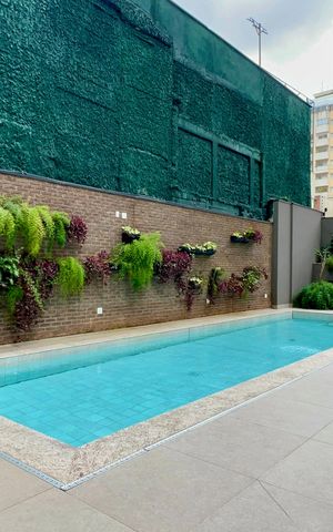 Studio para alugar com 49m², 1 quarto e 1 vaga Studio para alugar com 49m², 1 quarto e 1 vagaPiscina