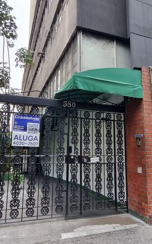 Studio para alugar com 34m², 1 quarto e sem vaga Studio para alugar com 34m², 1 quarto e sem vagaFachada