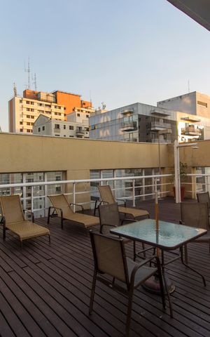 Apartamento à venda com 39m², 1 quarto e 1 vagaPiscina