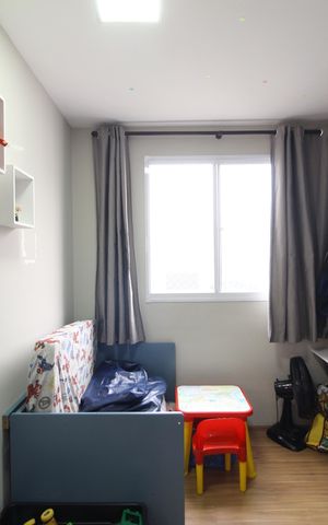 Apartamento à venda com 43m², 2 quartos e 1 vagaQuarto 1