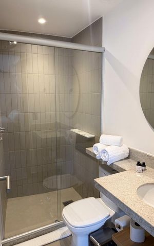 Studio à venda com 40m², 1 quarto e 1 vaga Studio à venda com 40m², 1 quarto e 1 vagaBanheiro