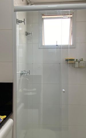 Apartamento à venda com 54m², 2 quartos e 1 vaga Apartamento à venda com 54m², 2 quartos e 1 vagaBanheiro social