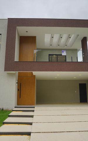 Casa de condomínio para alugar com 258m², 3 quartos e 4 vagas Casa de condomínio para alugar com 258m², 3 quartos e 4 vagasFachada
