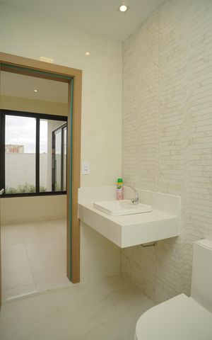 Casa de condomínio para alugar com 258m², 3 quartos e 4 vagas Casa de condomínio para alugar com 258m², 3 quartos e 4 vagasBanheiro Social