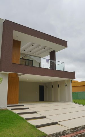 Casa de condomínio para alugar com 258m², 3 quartos e 4 vagas Casa de condomínio para alugar com 258m², 3 quartos e 4 vagasFachada