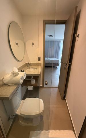 Studio à venda com 40m², 1 quarto e 1 vaga Studio à venda com 40m², 1 quarto e 1 vagaBanheiro