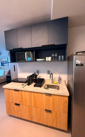 Studio à venda com 40m², 1 quarto e 1 vaga Studio à venda com 40m², 1 quarto e 1 vagaCozinha