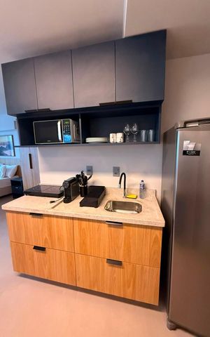 Studio à venda com 40m², 1 quarto e 1 vaga Studio à venda com 40m², 1 quarto e 1 vagaCozinha