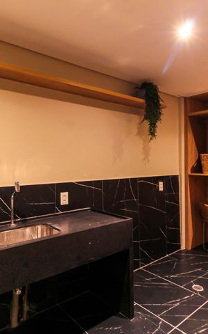 Apartamento para alugar com 30m², 1 quarto e sem vaga Apartamento para alugar com 30m², 1 quarto e sem vagaLavanderia