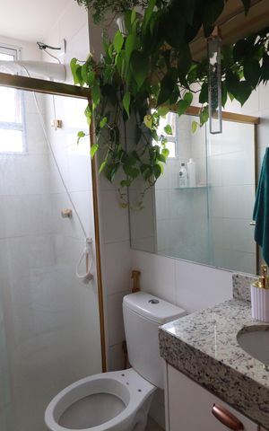 Apartamento para alugar com 49m², 2 quartos e 1 vagaBanheiro 